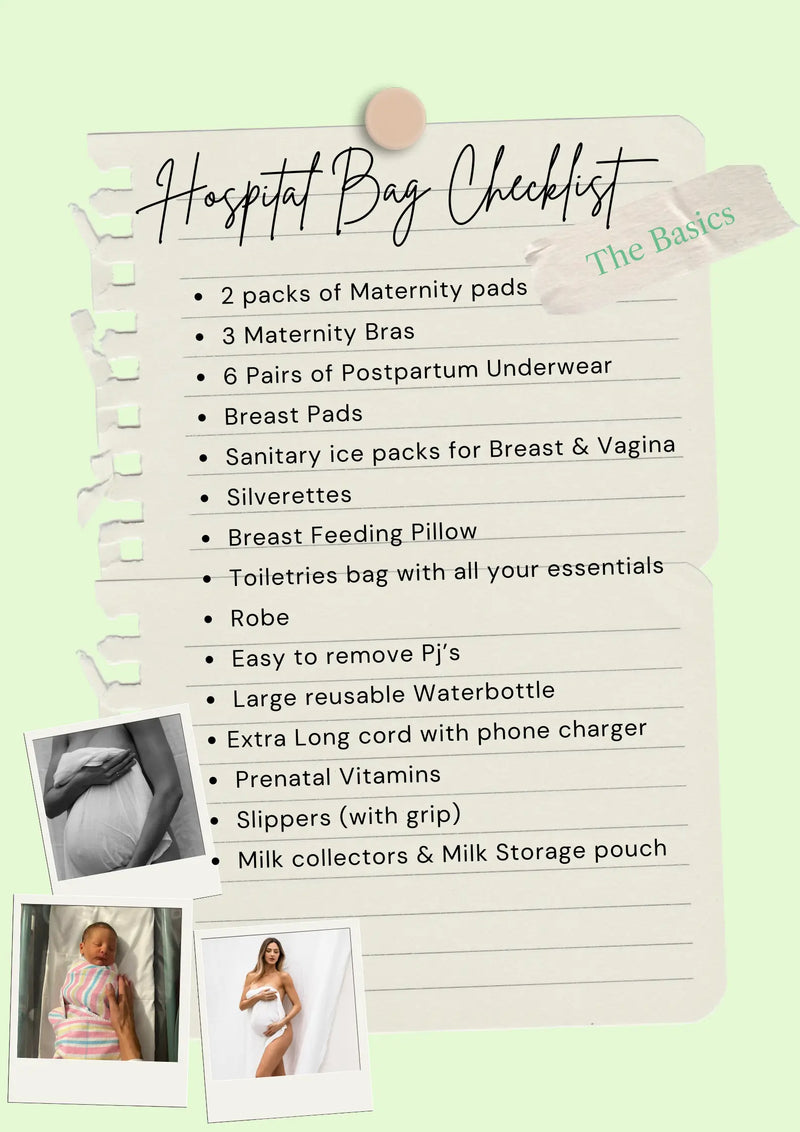 Your ultimate hospital bag checklist – For MUM