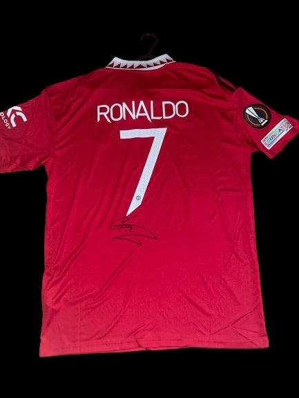 Men's adidas Cristiano Ronaldo Red Manchester United 2022/23 Home Replica  Player Jersey