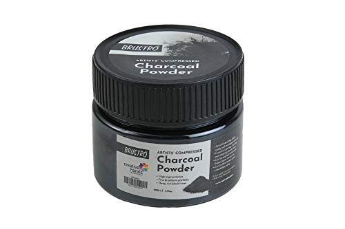 KANBI Black Charcoal Powder for Drawing, Sketching & Blending Art - 120  Grams Pack : : Home & Kitchen