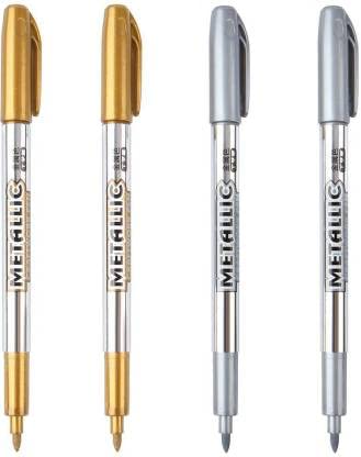 8151 STA Metallic Marker Pens for Ceramic, Glass, Scrapbooking 10 pcs