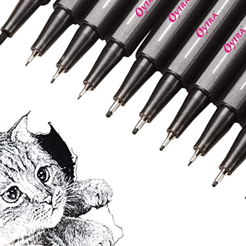 Brite Crown Drawing & Sketching Pens Set - 10 Fineliner Pens & Micro  Brush-tip Pen, 0.7 H 5.6 L 4.5 W - Fred Meyer