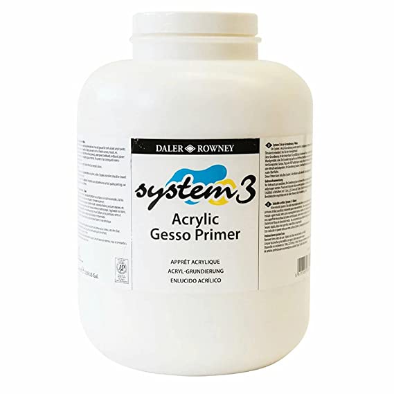 Daler-Rowney System3 Acrylic Gesso Primer 1L White