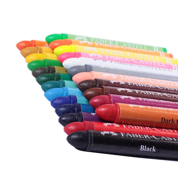Hard Wax Crayons Restol Unwrapped Grey Bundle of 10