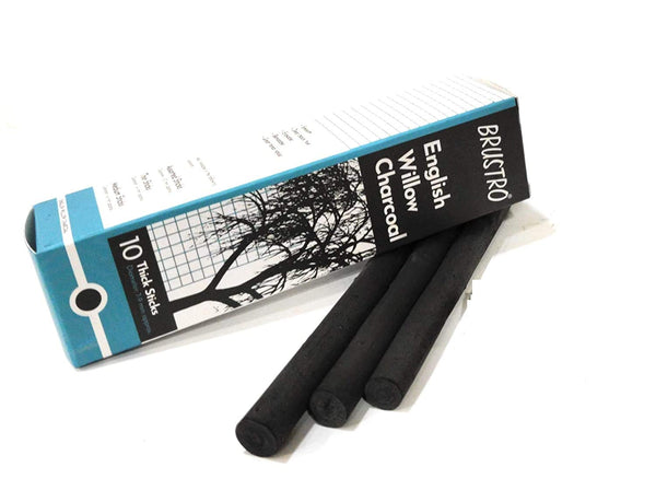 like it Willow 20PC's Charcoal Compressed Sticks 5.8mm Sketch Drawing Art  Charcoal Artist Painting - Art Life Maker