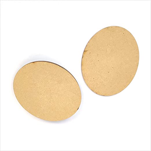 Pd Craftozone 20 Pcs 3 Inch Round Shaped Mdf Coasters Plain Wooden Art  Craft Coaster Blank Cutouts For Tea Coffee Painting Wood Sheet Craft