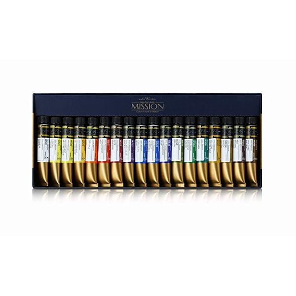 Mission Gold Watercolor 36-color Set with Mijello Watercolor Palette (7 mL)  – AATVA