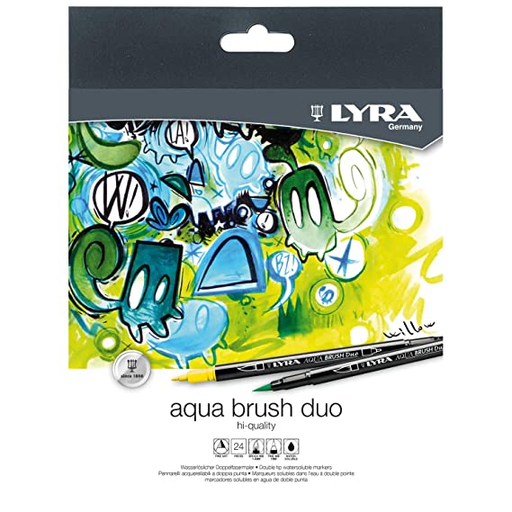 36 Colors Dual Tip Twin Alcohol Markers Bullet and Calligraphy Pens - Oytra