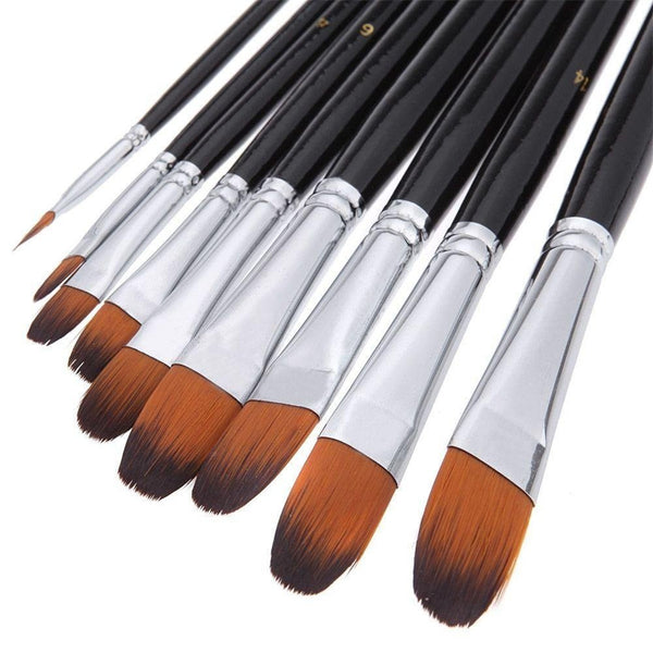 Omega Nylon Hair Paint Brushes 6 Pcs Round Paint Brushes for Acrylic  Painting Paint Brushes Set, Watercolor - Gouache - Oil Paint Brushes, Paint  Brushes for Kids, Students & Artists