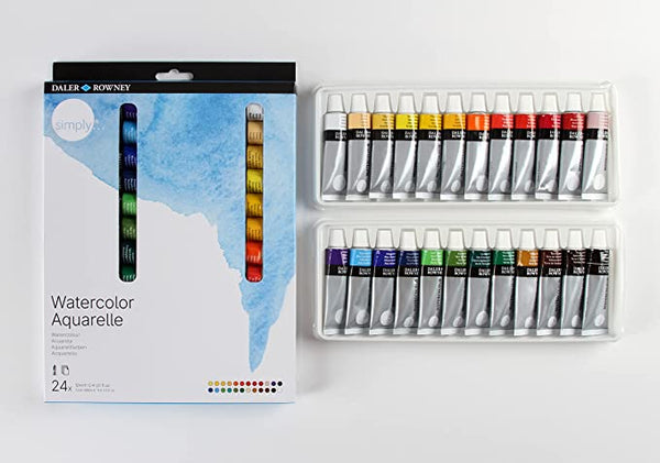 Daler Rowney Aquafine Watercolor Paints - Watercolor Paint Tubes for  Watercolor Paper and More - Watercolor Tubes for Artists and Students -  Premium