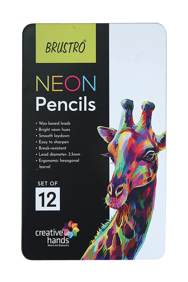 Neon Colored Pencils, Set of 12