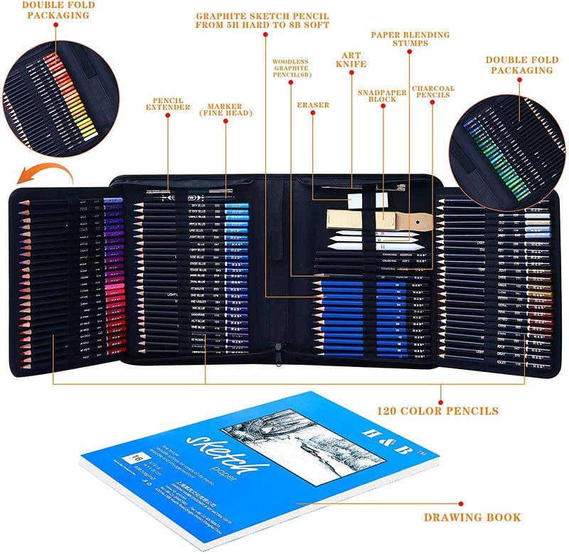 Flipkart.com | Wynhard Drawing Pencils Sketch Pencil Set 35 Pieces Sketching  Kit for Artist Sketch Kit - Art Pencil Set 35 Pcs