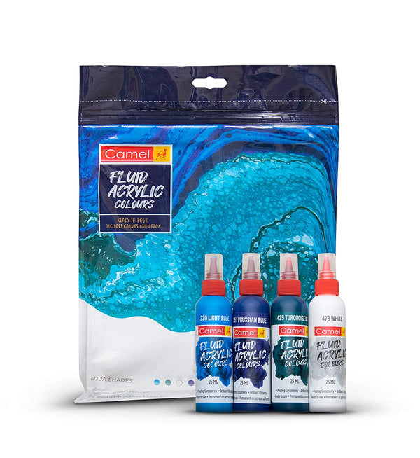 DOMS Metallic Fluid Acrylic Painting Set - Acrylic