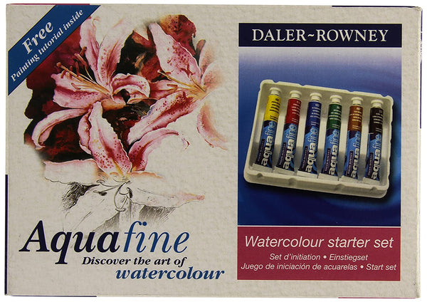 Daler-Rowney Aquafine Watercolor 10 Tube Slider Set
