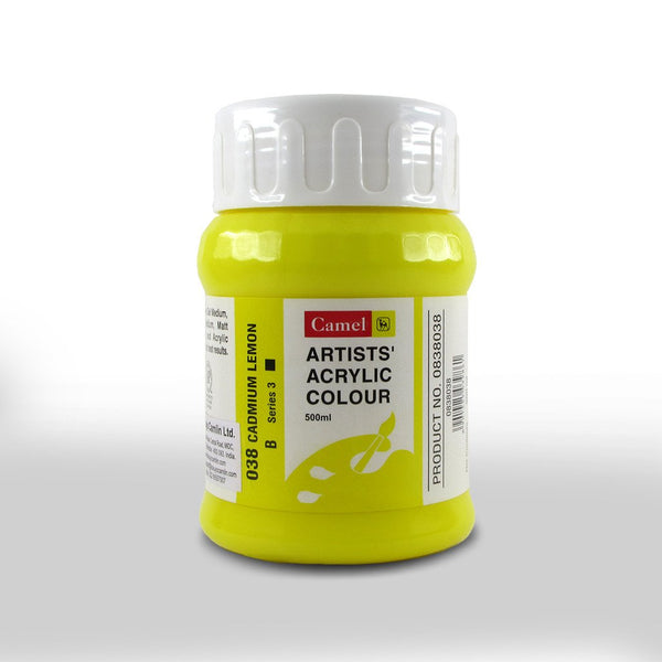 Camel Artists Acrylic Colour, 40ml - Cadmium Yellow Medium – Itsy Bitsy