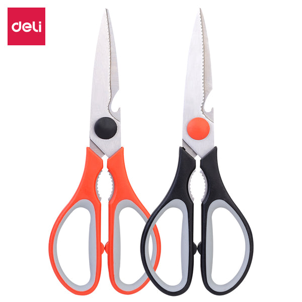 Deli 170mm Teflon Scissors Anti Stick Anti Rust Office Home Scissors S –  AOOKMIYA