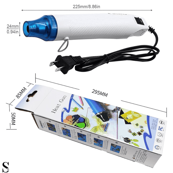 Mini pistolet à air chaud électrique 300 W Mini Shrink Heat Tool Embossing  Heat Tool Mini sèche-cheveux à air chaud DIY Outil (Arg - Cdiscount  Bricolage