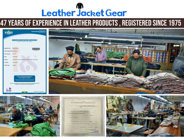Markenauthentifizierung und -registrierung von Lederjackenausrüstung