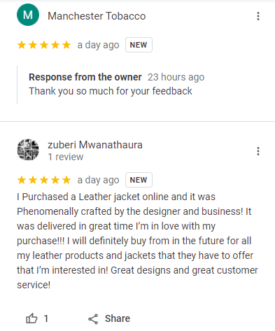 Leather Jacket Gear 5 Star Google Reviews-5