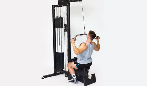 pro style lat bar cable attachment