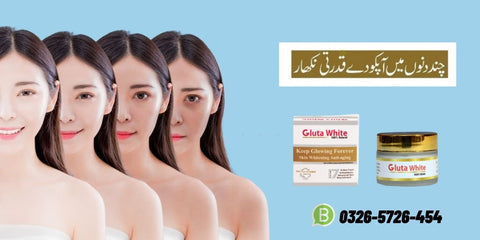 gluta white cream before and after