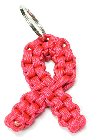 Paracord Cancer Awareness Ribbon