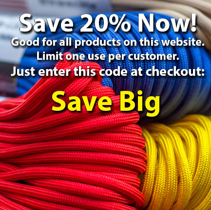 paracord discount coupon