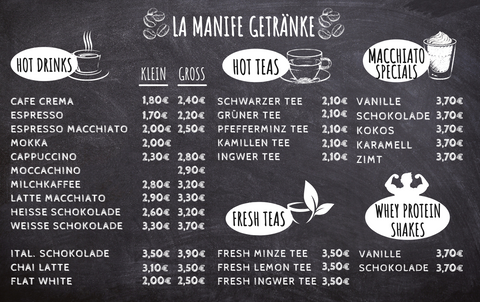 La Manife Coffee Getränke Berlin Charlottenburg Westend