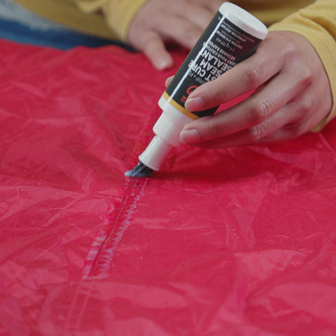 Tent seam sealer