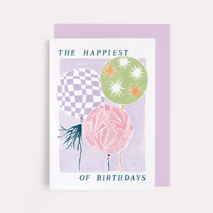 Balloons Birthday Card - Indy Jo