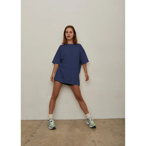 Oversized Tee | Navy - Indy Jo