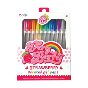Very Berry Scented Gel Pens - Set of 12 - Indy Jo