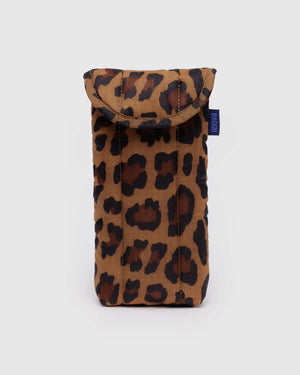Puffy Glasses Sleeve (Leopard) - Indy Jo