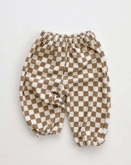 Organic Checkered Hand Towel –