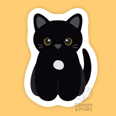 Only cat - Black Cat - Sticker