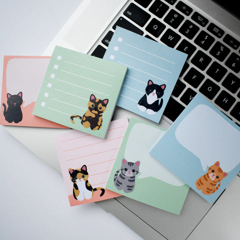 Calico Cat Sticky Notes, Cat Post It Notes, Calico Cat Gift, Cute Sticky  Note Pad, Cat Lover Birthday Gift, Cat Mom Gifts Under 10 Dollars 