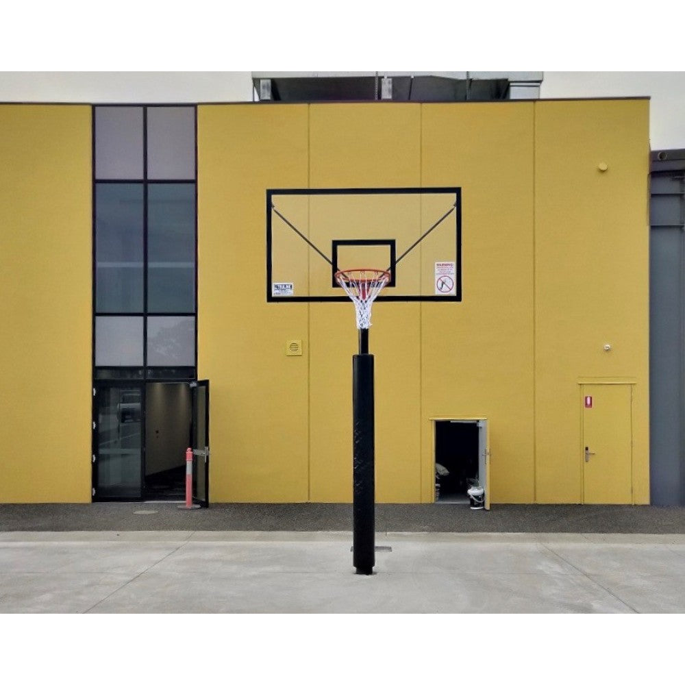 Truline Pro Clear Basketball Tower Mid Shot View