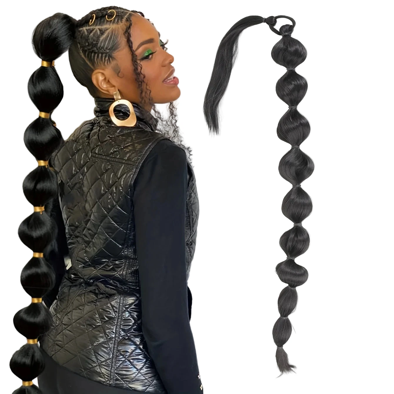 Synthetic Fluffy Ponytail Hair Extensions