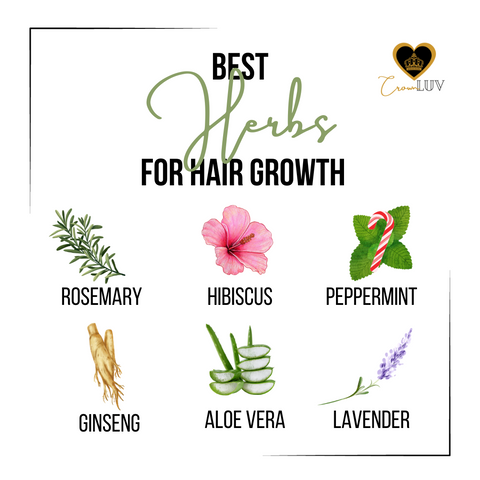 Herbs that promote hair growth, retain length, hair growth, reduces hair loss