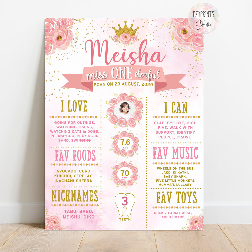 Chalkboard Quadrinho Personalizado Princesa Sofia