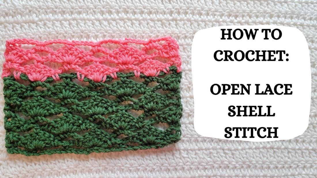 Crochet textured shell stitch