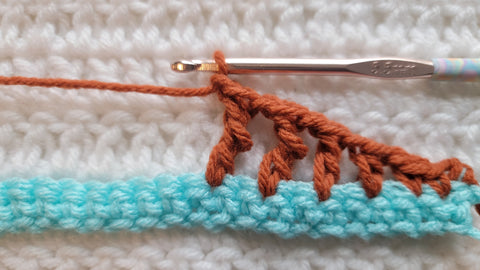 Photo Tutorial – How To Crochet: The Open Wave Stitch