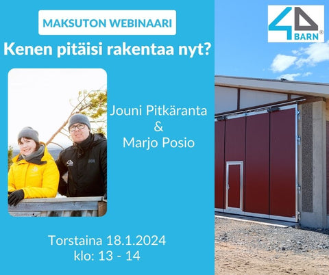 4dBarn Webinaari Kenen pitäisi rakentaa nyt