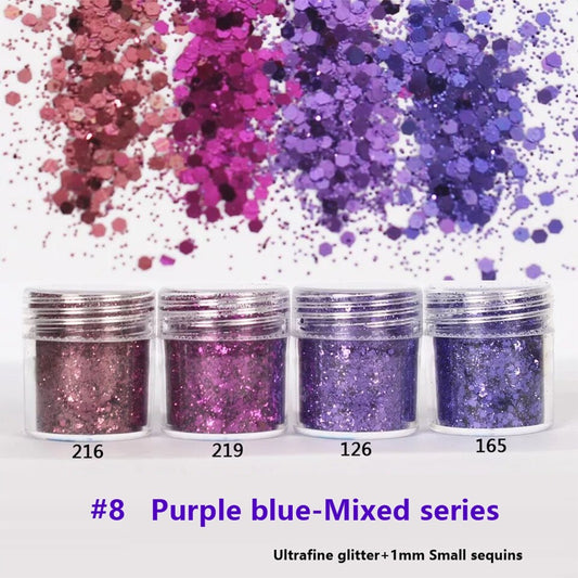 Unicorn Purple-Pink Loose Glitter Makeup Collection – Glamierre