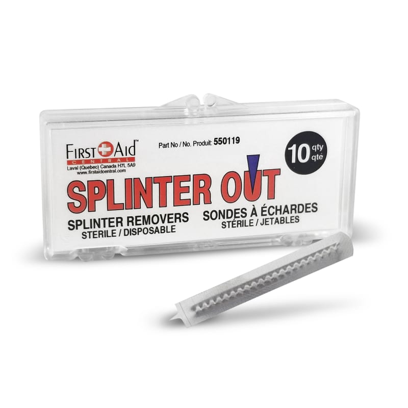 Splinter Out (10) EXPIRATION 27 JUIN 2025 - Premiers Soins Plus product image