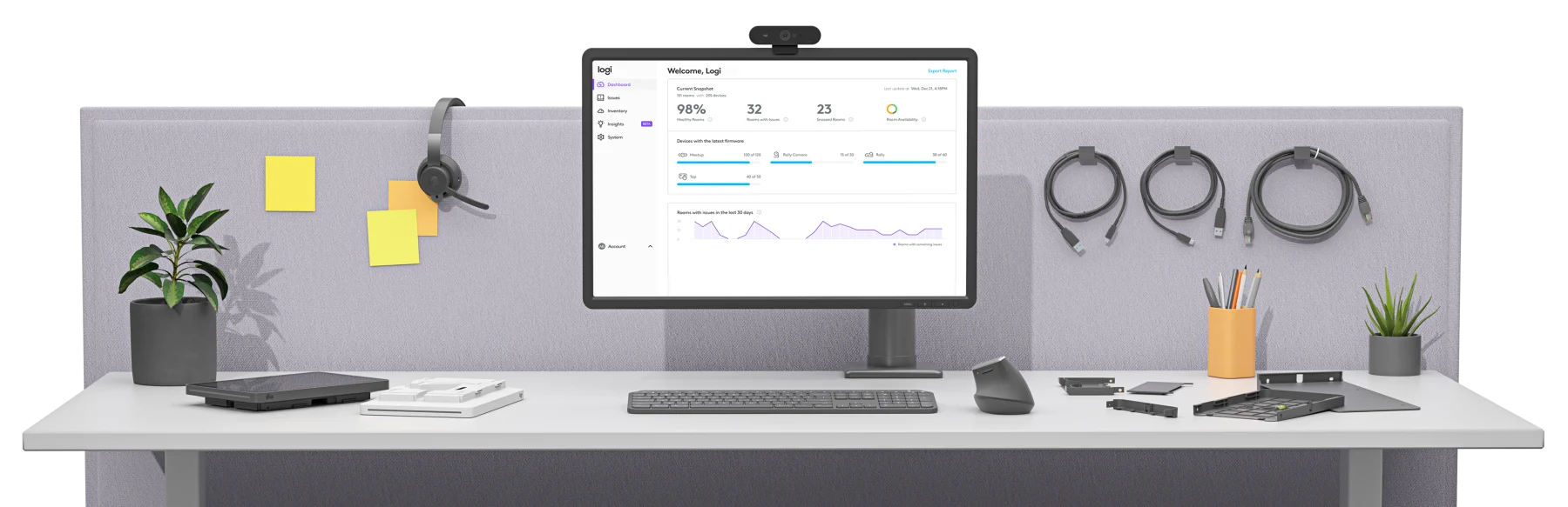 SIMPLICITÉ DE GESTION AVEC LOGITECH SYNC