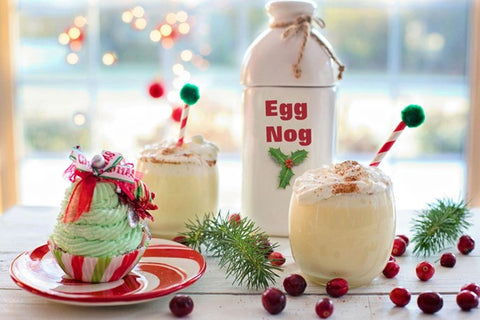 non-alcoholic peppermint eggnog