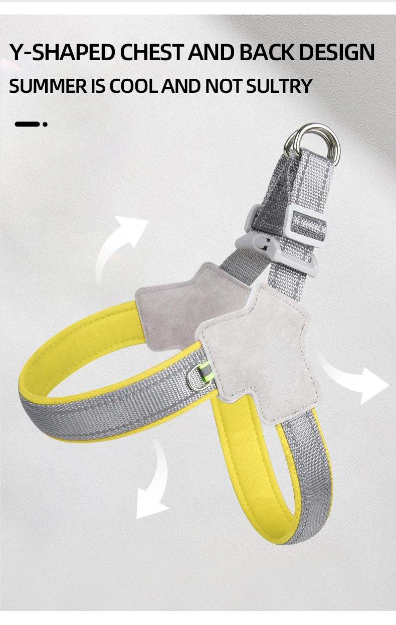 Reflective No-Pull Pet Harness For Dogs & Cats - Sublake 