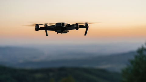 Drone in Mackenzie Basin