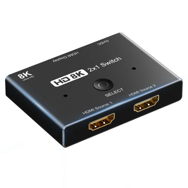 HDMI-compatible Directional Switch 2.1 Ultra HD 8K High Speed 48Gbps 8K@60Hz 4K@120Hz Switcher For Xbox PS5 Projectors Monitors