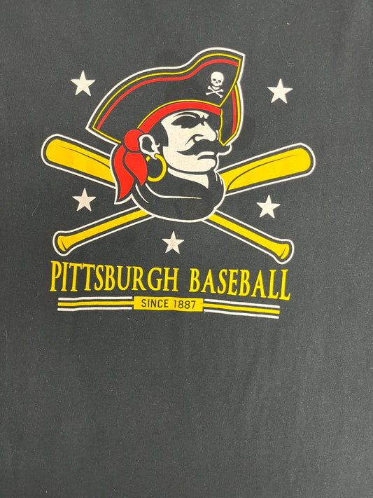 CustomCat Pittsburgh Pirates Vintage MLB T-Shirt Daisy / XL